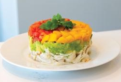 Stacked Lump Crab Meat Salad